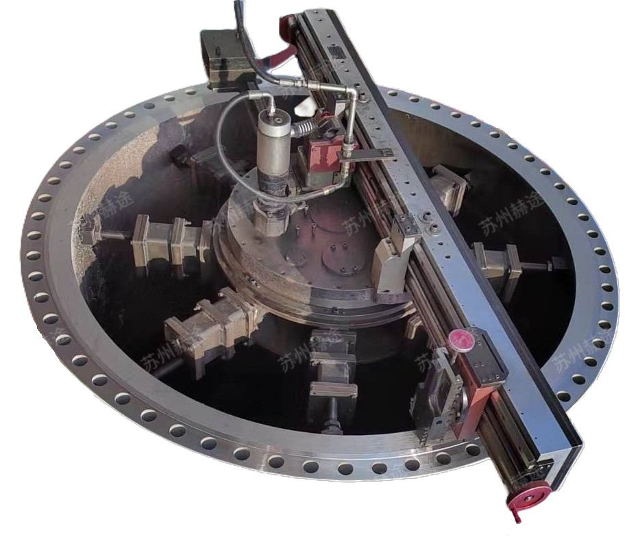 HT3500MM內(nèi)漲式法蘭端面加工機